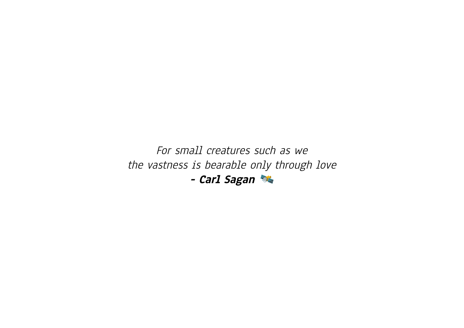 Carl Sagan