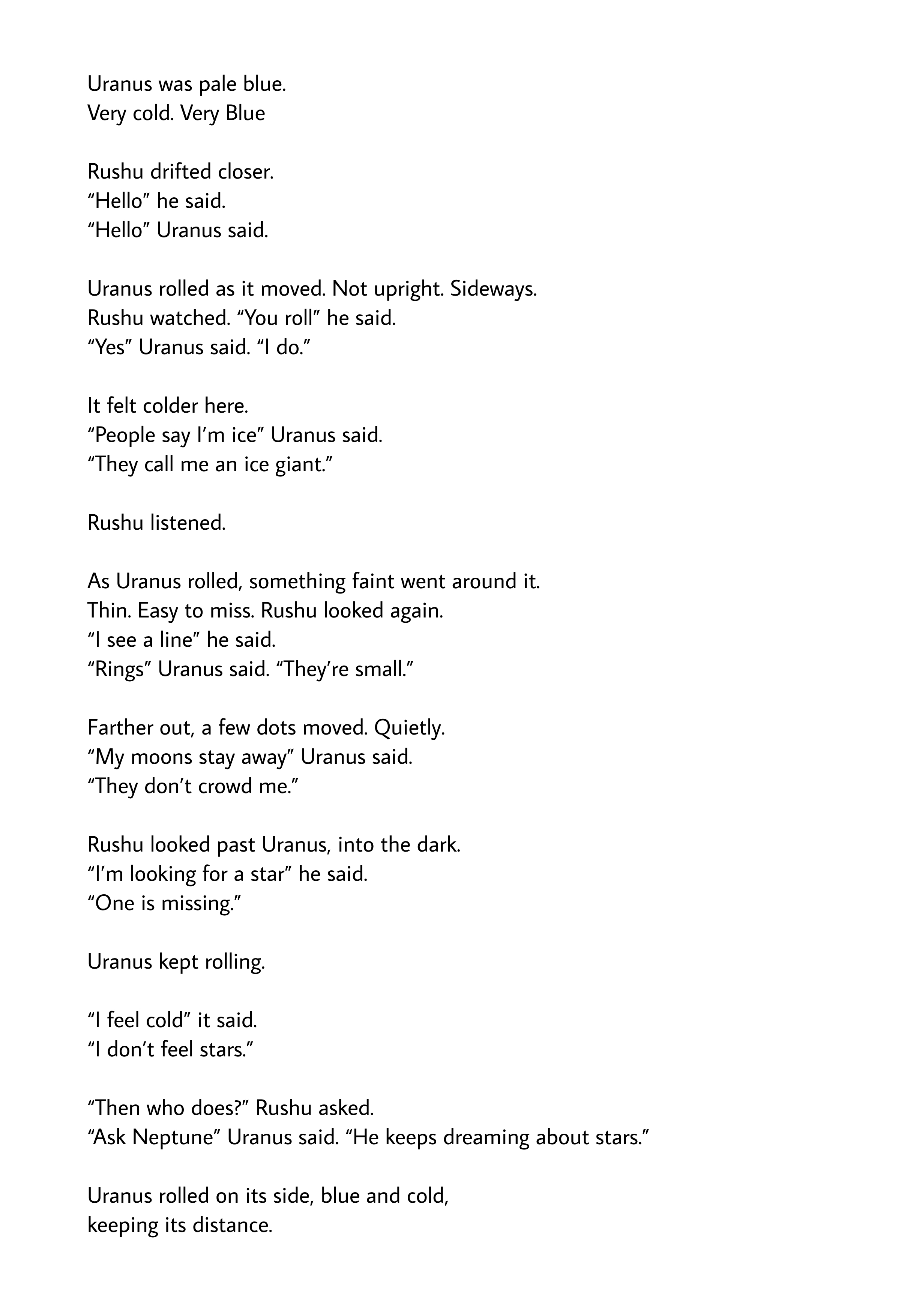 Uranus Text