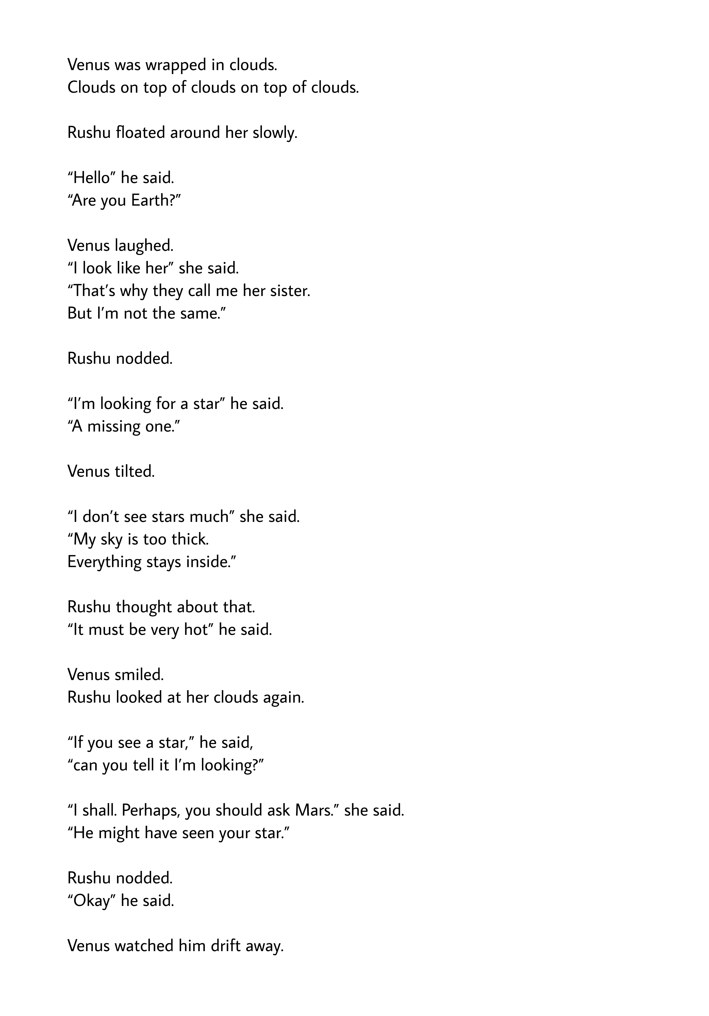 Venus Text